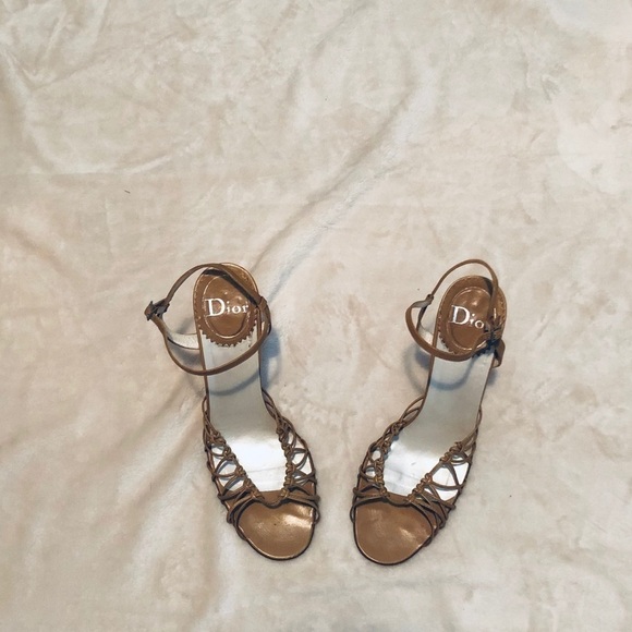 Christian Dior Sandal Heels Size 39.5 - Picture 4 of 16